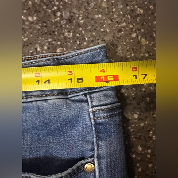 Articles Of Society High Rise Blue Jeans Denim Classic Straight Leg - Picture 12 of 14